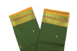 Green, Orange & Red Saree