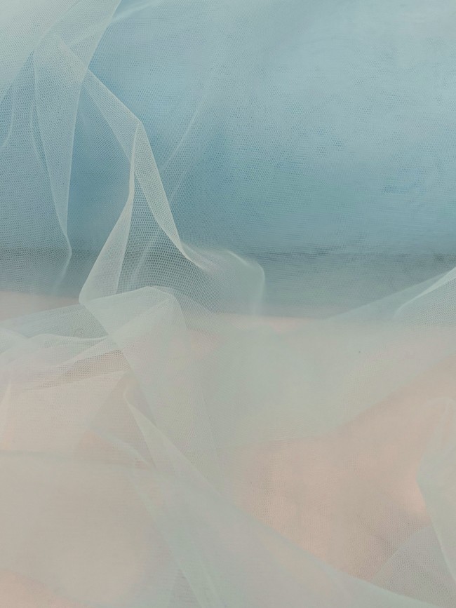 Light Aqua Super Soft Lightweight Tulle