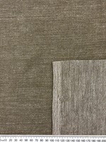 Olive Toned Chevron Wool / Linen Blend Suiting