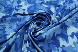 Bluescale Camo Firm Lycra Knit