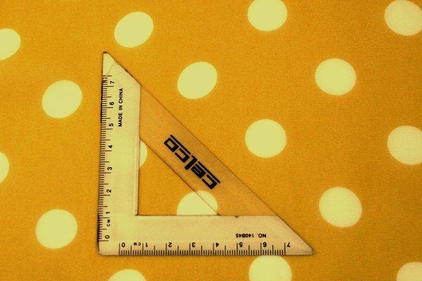 Mello Yellow with Ivory Spots Printed Chiffon 