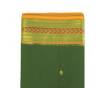 Green, Orange & Red Saree