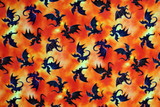 Fire & Fury Dragon Sunset Premium Printed Cotton