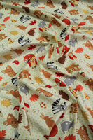 Forest Friends Printed Cotton