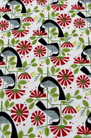 Art Deco Tui Kiwiana Cotton