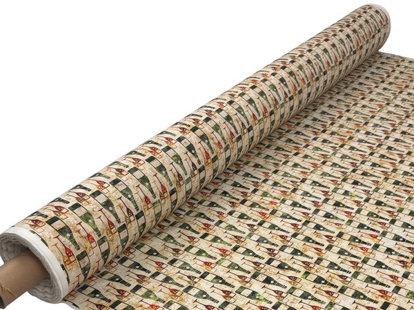 Wine Time! Printed Cotton
