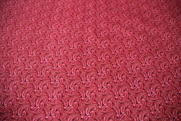 Raspberry Feathers Printed Cotton New Image