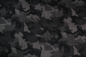 Grey Camo Cuddle Fleece