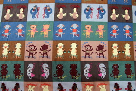 * REDUCED * Cartoon Zodiac Printed Cotton