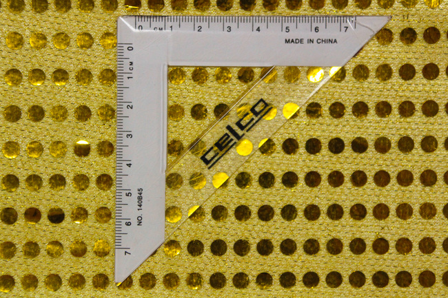 Gold on Gold Disco Dot