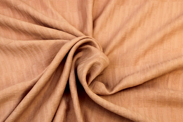 Dusky Pink Textured Rayon/Linen Blend 