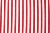 Red & Cream Striped Ticking