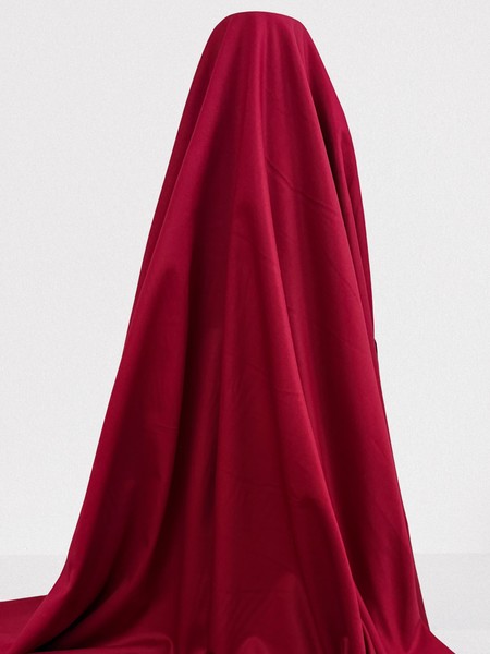 Dark Red 100% Cotton Drill