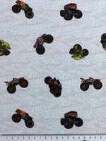 Hot Wheels Monster Trucks on Grey
