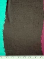 Chocolate, Mint & Burgundy Striped Chiffon