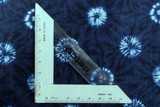 White "Sun-Print" on Navy Premium Cotton