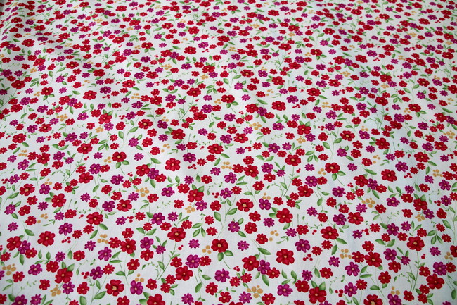 Spring Flowers Printed Cotton New Image