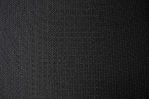 Black on Black Embossed Spotted Polyester