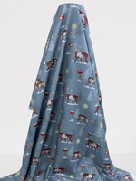 Christmas Reindeer Printed Cotton