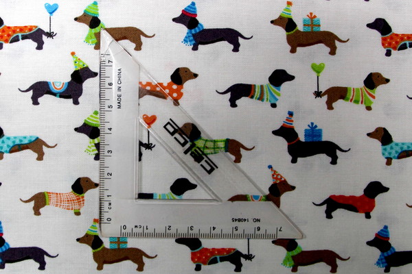 Dachshund - Furry Friends Premium Printed Cotton