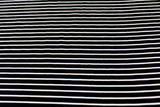 Black & Ivory Striped Rayon Blend