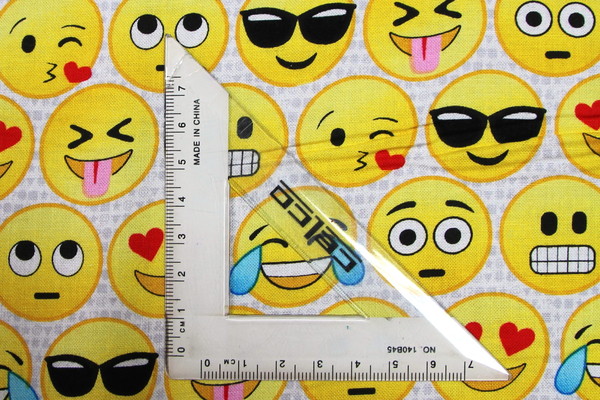 Emojis Printed Cotton