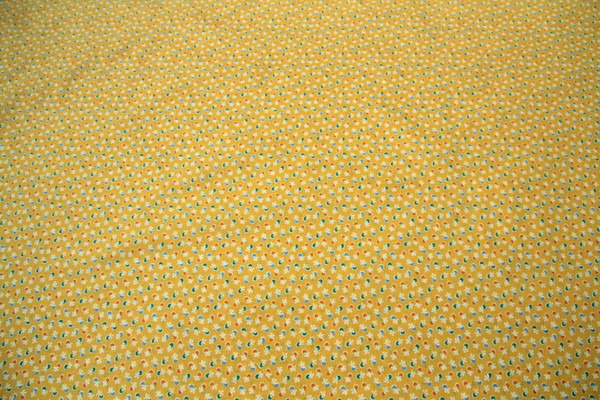 Mini Print on Yellow Cotton New Image