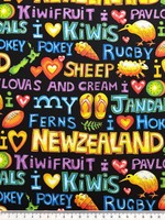 NZ Favourites Kiwiana Cotton