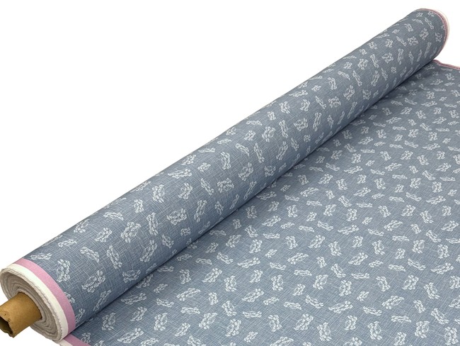 Queen Annes Lace on Chambray Printed Cotton