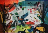 Land & Sea: Panel Kiwiana Cotton