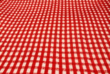 Off The Grid - Red Large 'Eyelet' Woven