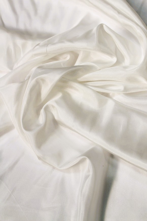  Ivory 100% Habotai Silk