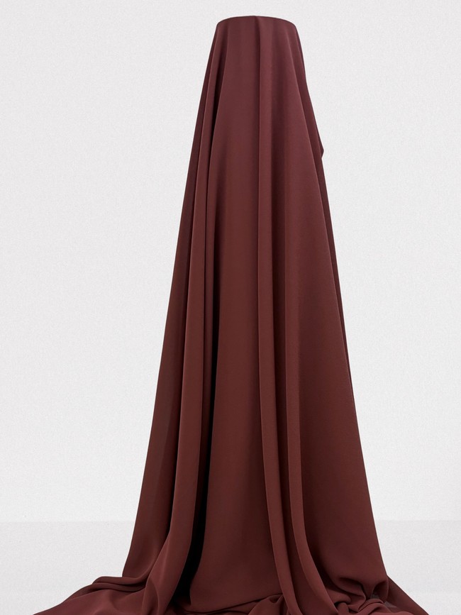 Cocoa Berry Stretch Georgette