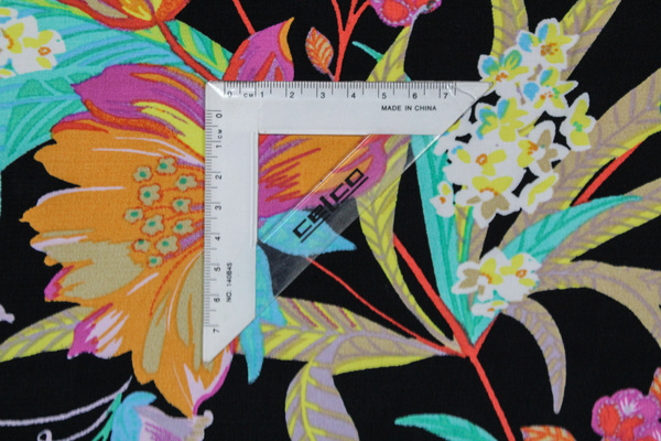 Midnight Tropics Printed Viscose Blend