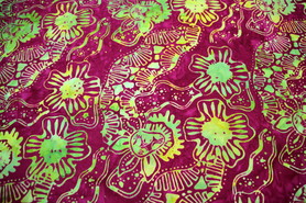Wines & Citrus Tones Premium Bali Batik Cotton