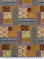 Kete Tile Kiwiana Printed Cotton