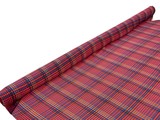Bold Reds, Blue & Yellow Grid Light-weight Polyester