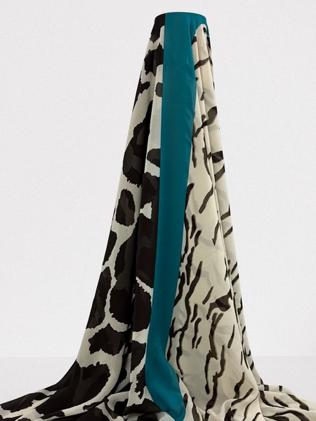 Giraffe/Zebra Printed Chiffon