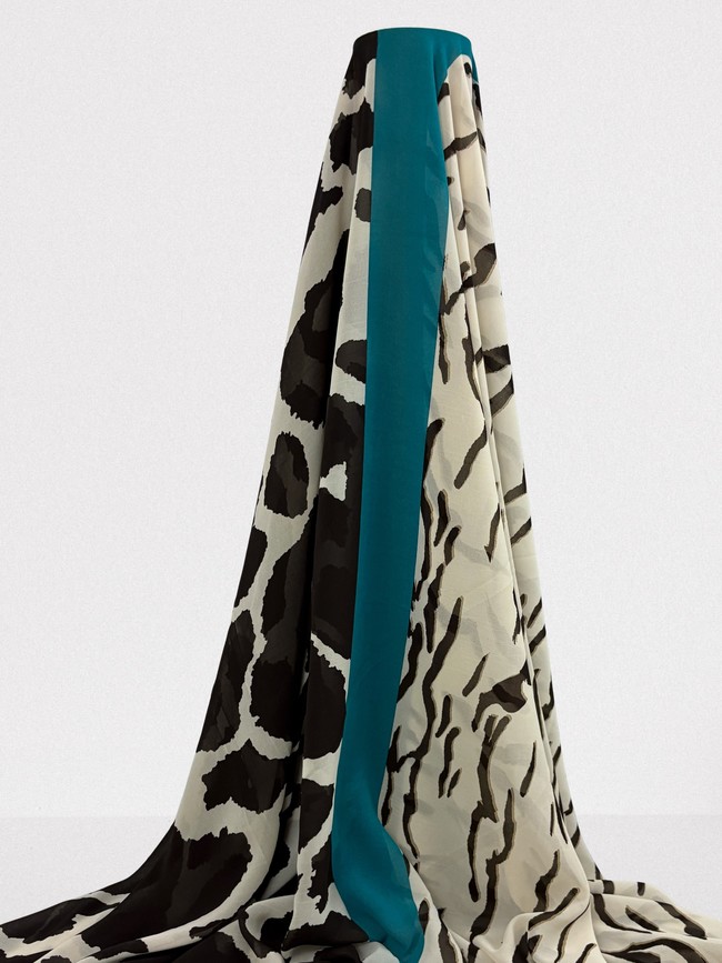 Giraffe/Zebra Printed Chiffon