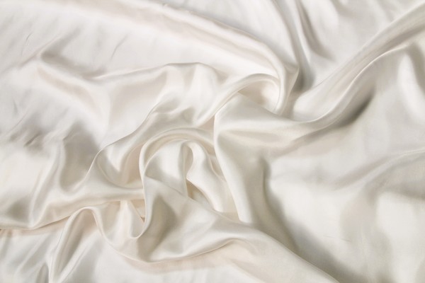 Creamy Ivory Silk Light-weight Twill