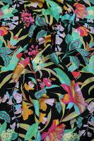 Midnight Tropics Printed Viscose Blend