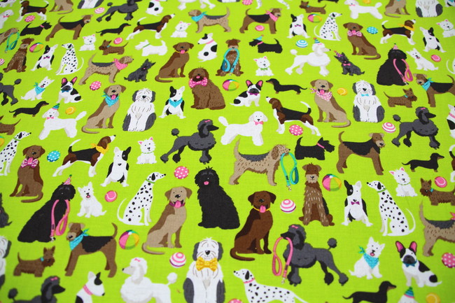Dogs - Furry Friends Premium Printed Cotton