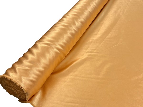 Old Gold Satin Backed Crepe