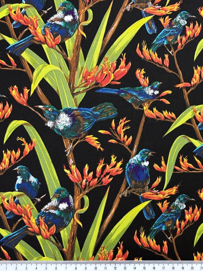 Flax & Friends Kiwiana Printed Cotton