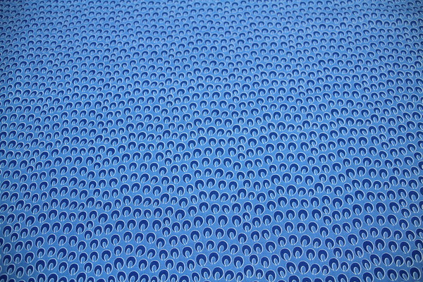 Blue Shapes Printed Korean Cotton