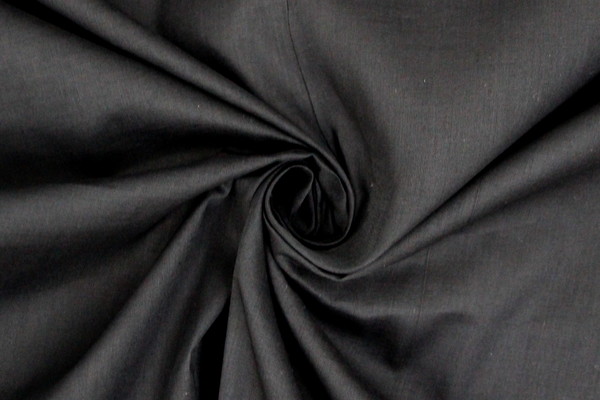 Black Cotton Voile