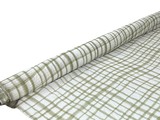 Sage 'Water-Colour" Grid Sheer