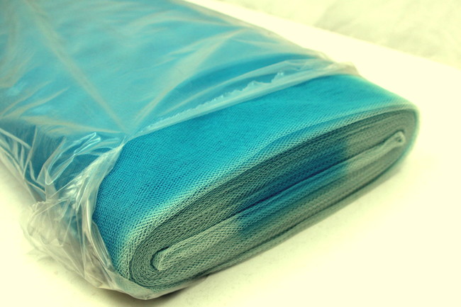 "PRICED TO CLEAR" Turquoise Nylon Netting