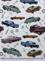 Classics on Cream Printed Kiwiana Cotton