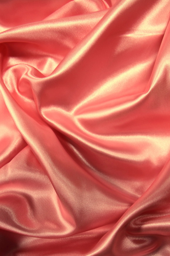 Coral Pink Satin Lining